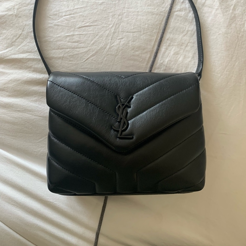 Saint Laurent Toy Lou Crossbody Bag - All Black